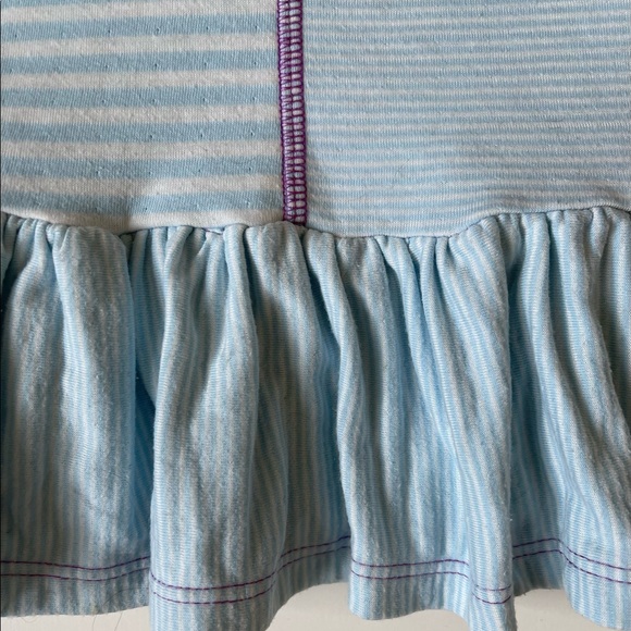 Peas and Queues Girls’ Stripe Ruffle Tank Top - Picture 5 of 7